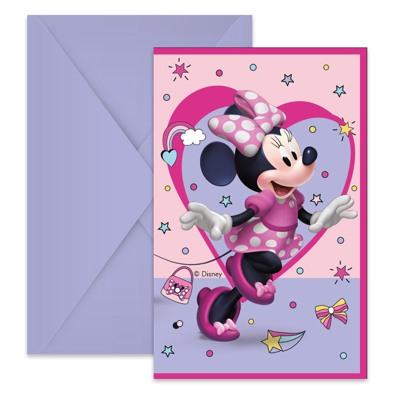 Einladungskarten Minnie | 6 Stück FSC