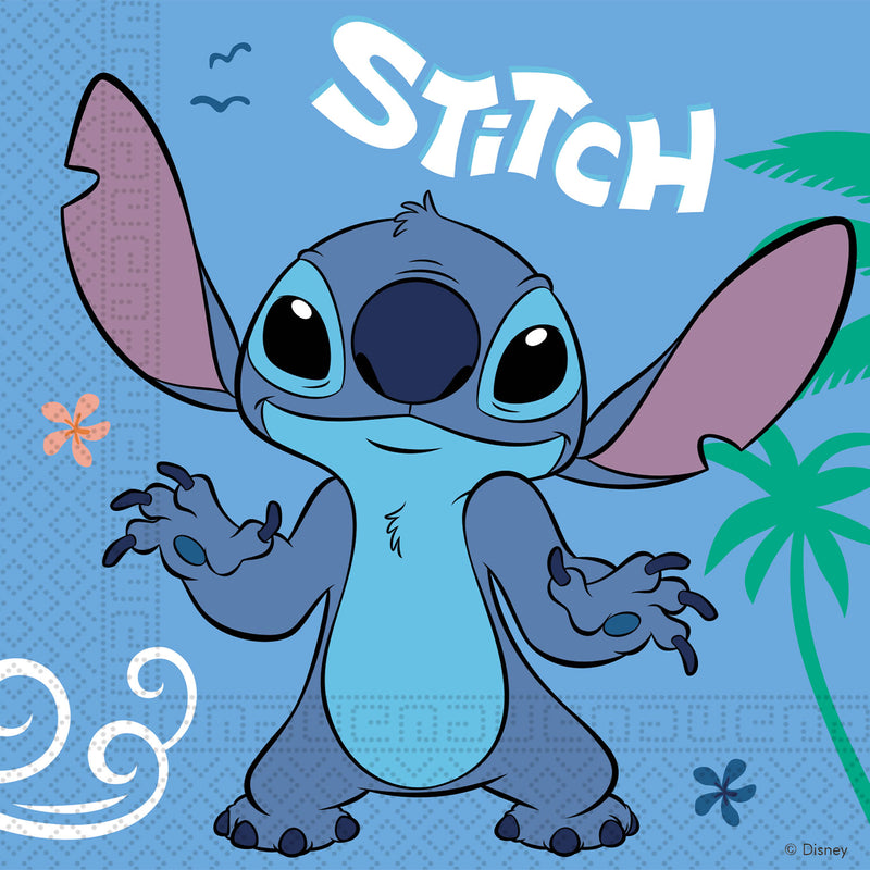Servietten Stitch & Angel 33x33 cm | 20 Stück