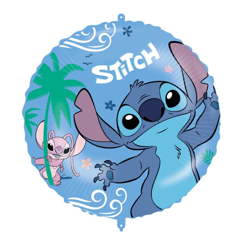 18"/Ø45cm Folienballon "Stitch & Angel"