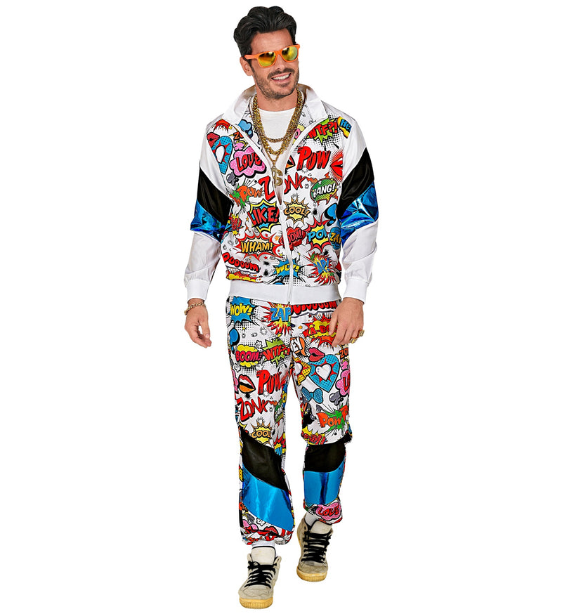 Trainingsanzug "Pop Art" für Erwachsene | Mehrfarbig