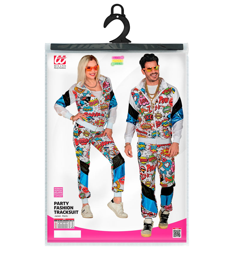 Trainingsanzug "Pop Art" für Erwachsene | Mehrfarbig