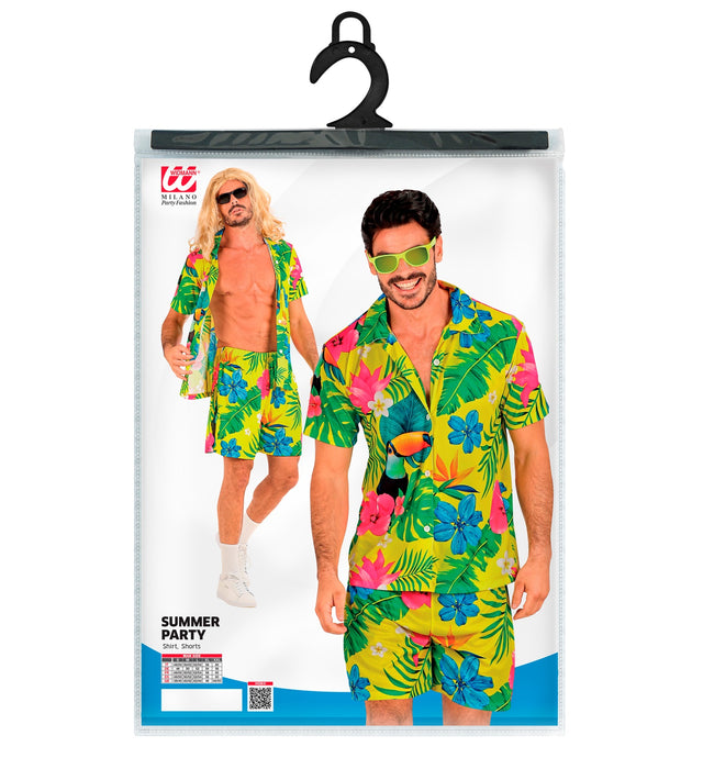 Hawaii Herren Outfit "Tropical" | Mehrfarbig