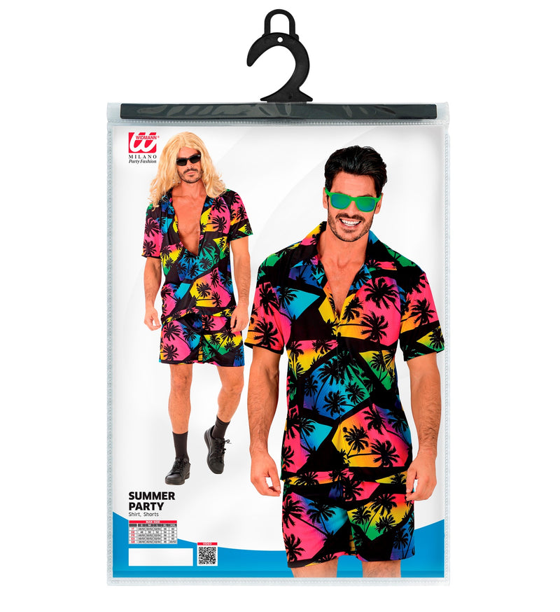 Hawaii Herren Kostüm "Summer Party" | Hemd und Shorts