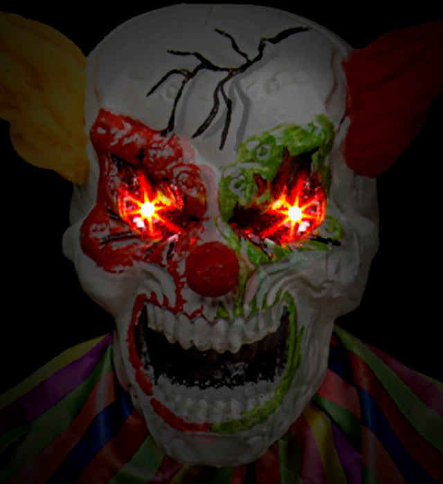 Hänge Figur Horrorclown Blink Auge /Sound 240cm