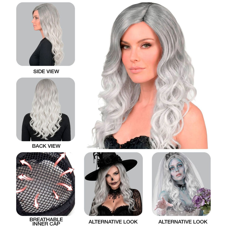Perücke "Hallovogue" für Damen | Grau