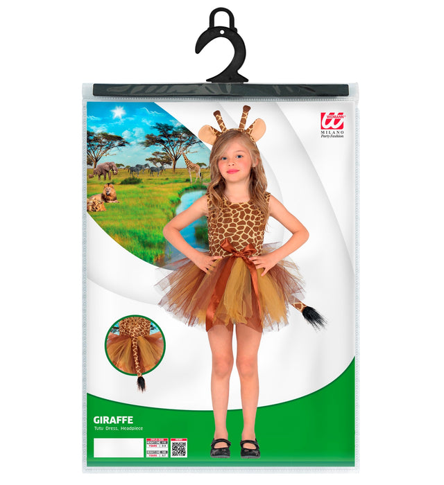 Giraffen Kinderkostüm | Kleid und Haarreif