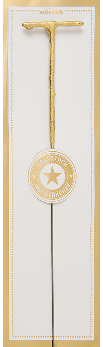 Wunderk. Buchstabe Classic  T  6,5cm 35s | Gold