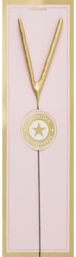 Wunderk. Buchstabe Classic  V  6,5cm 35s | Gold