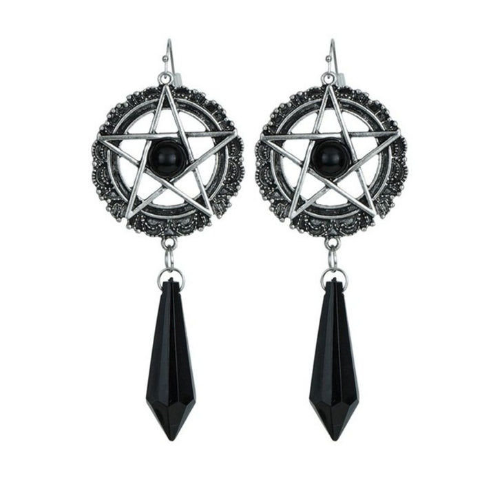 Satanische Ohrringe | Schwarz