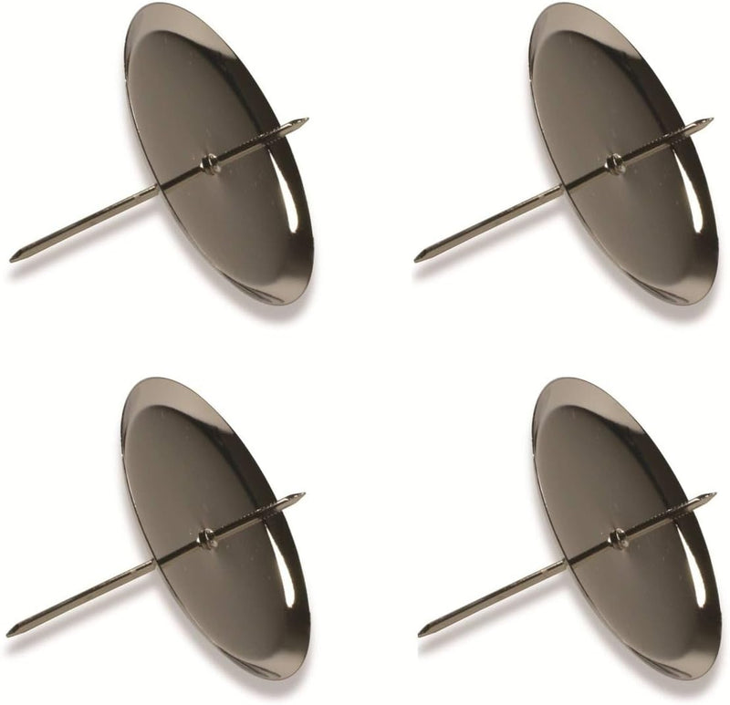 Riffelmacher Adventskerzenhalter rund Ø 60 mm 4er Set 10752 | Silber