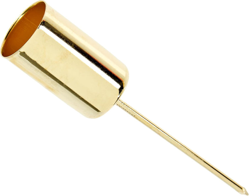 Stabkerzenhalter für Adventskranz und Gesteck 4 Stück 23mm | 10860 - Gold