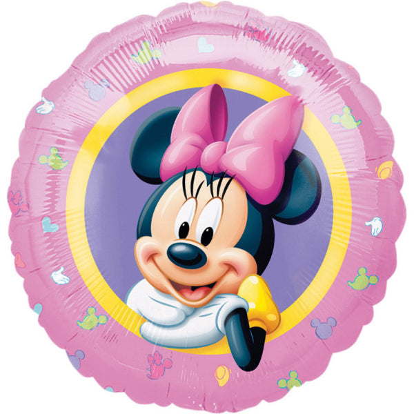 ABC18 Folienballon "Minnie Portrait" | Ø 45 cm