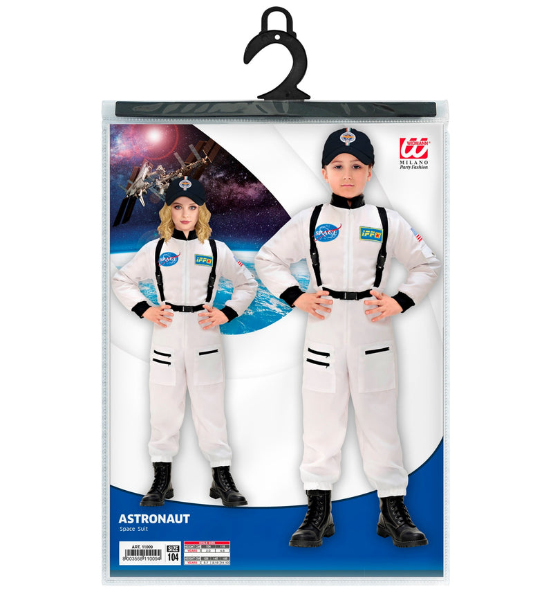 Astronaut Kostüm "Space" für Kinder | Weiß