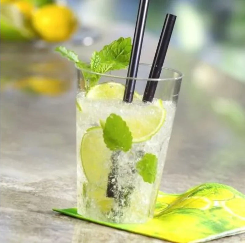Mehrweg Plastikbecher für Caipirinha | 30Stk./0,3 l