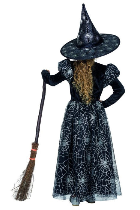 Kostüm Kid Spinnennetz Hexe Gr. 116