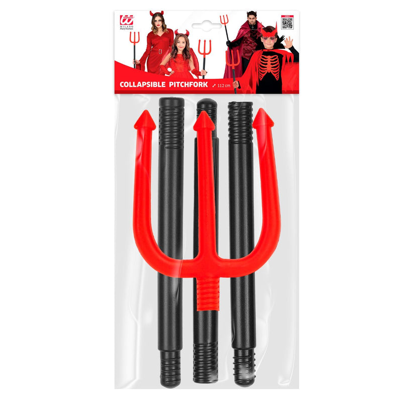 Teufels Dreizack zerlegbar | Rot Schwarz