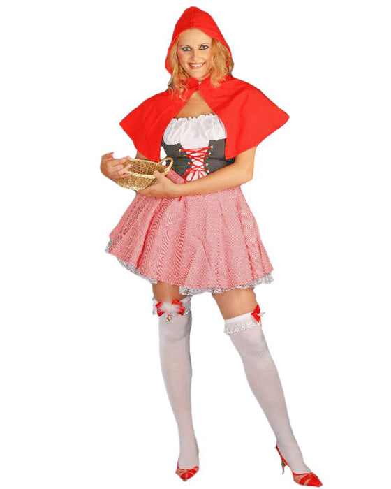 Rotkäppchen Kostüm für Damen | Kleid und Cape