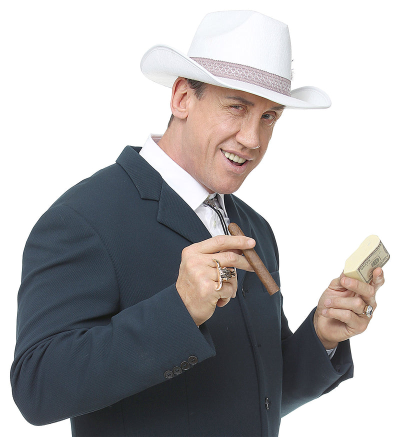 Ring "Büffelkopf" | Gold - Schmuck Cowboy Kostüm