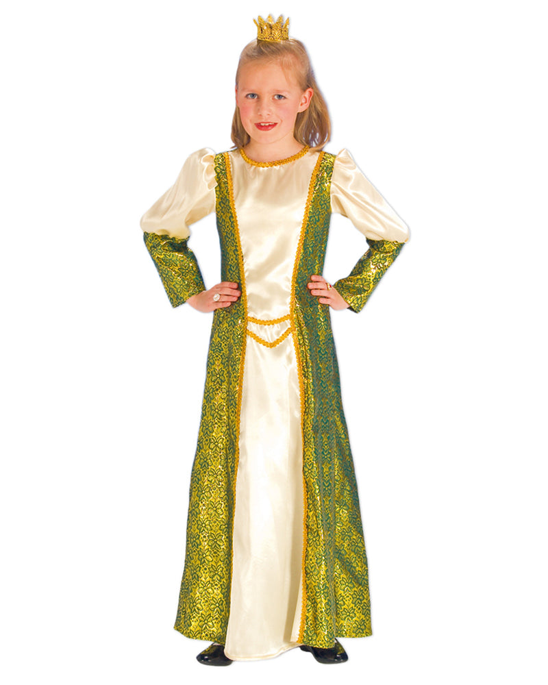 Prinzessin Linda für Kinder - Grün Gold