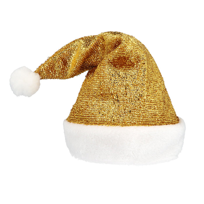 Nikolausmütze "Glitter" | Gold