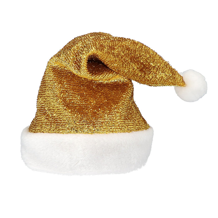 Nikolausmütze "Glitter" | Gold
