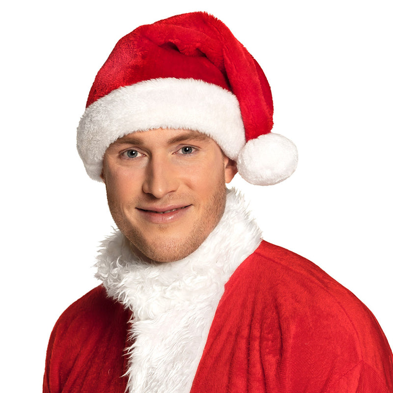 Weihnachtsmann Nikolaus Mütze 13437 | Rot Weiß