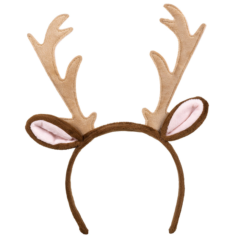 Haarreif Rentier zum Kostüm | Braun
