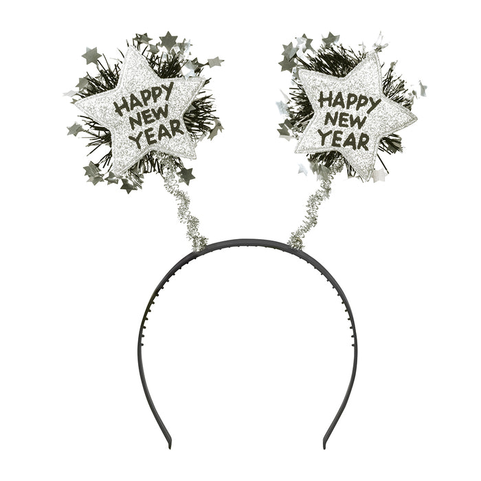 Haarreif Sparkling "Happy New Year" Farblich sortiert | 1 Stück
