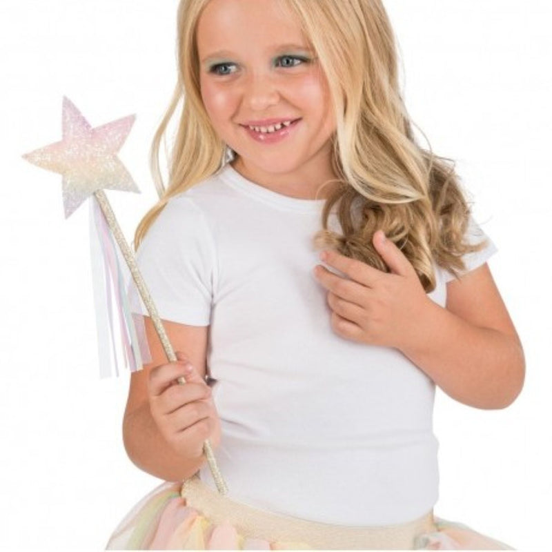 Stern-Feenstab 10x36 cm | Pastell