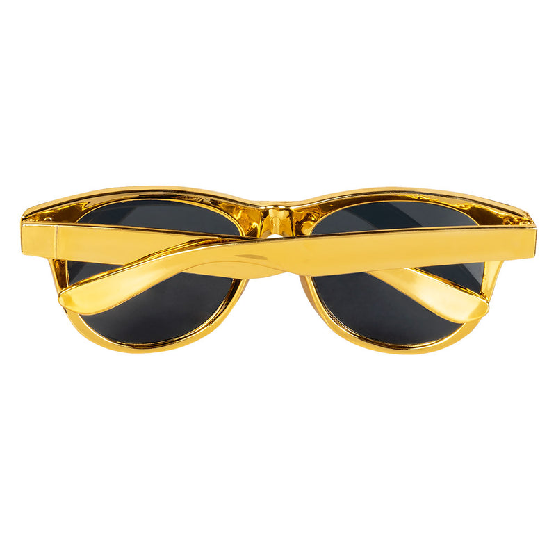 Pailletten Partyset für Erwachsene | Gold - Hosenträger, Brille und Fliege