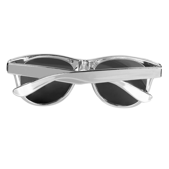 Pailletten Partyset für Erwachsene - 13486 | Silber - Hosenträger, Brille und Fliege