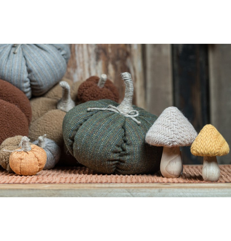 Tweed Kürbis 21,5 x 17,5 cm