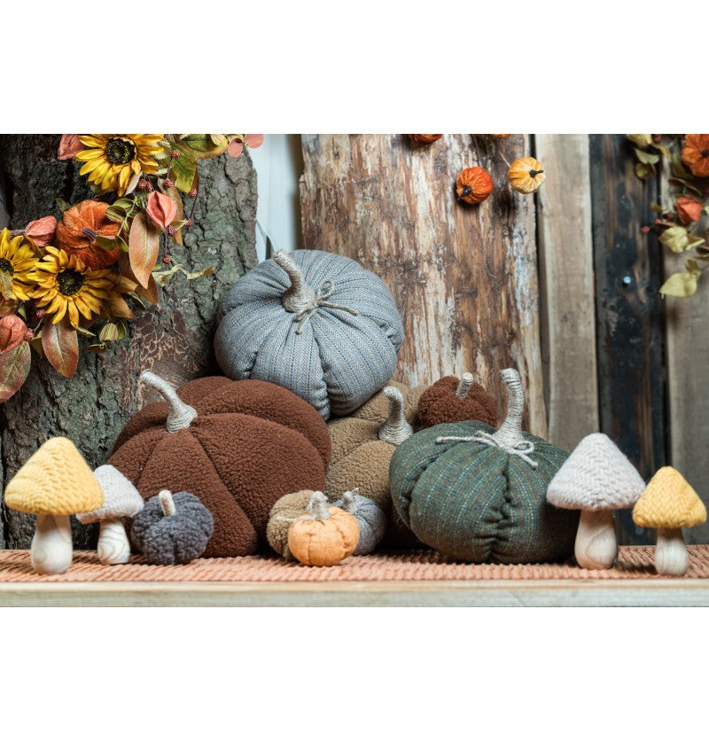 Tweed Kürbis 21,5 x 17,5 cm