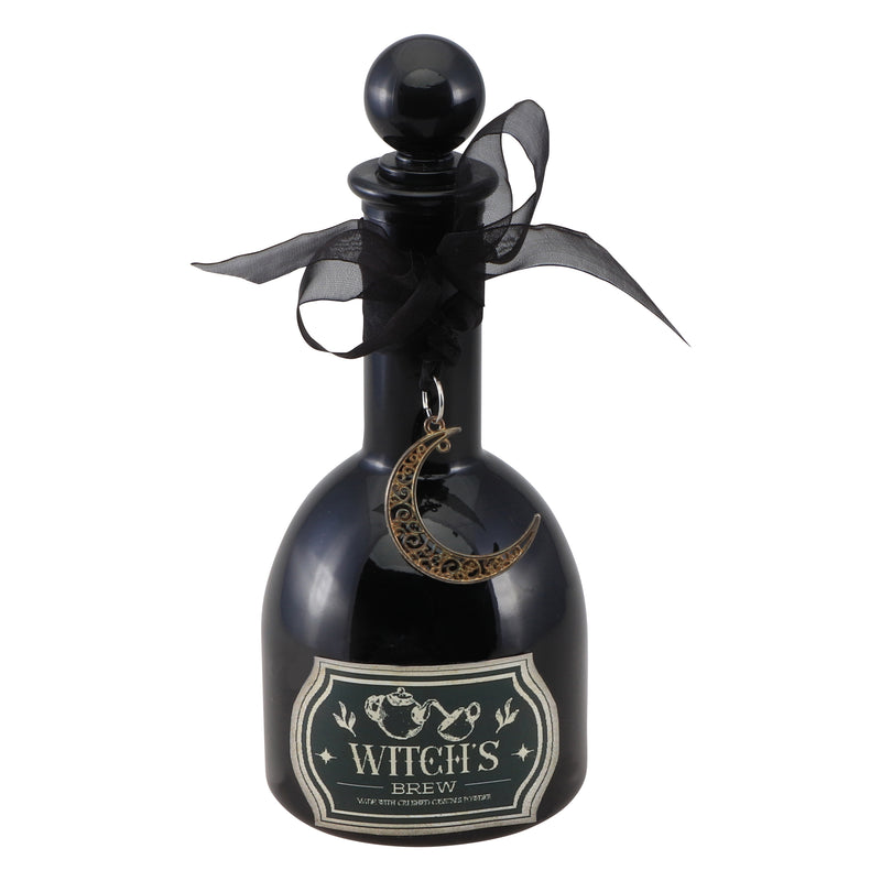 Deko Giftflasche "WITCH´S BREW" 19,5 cm | Schwarz