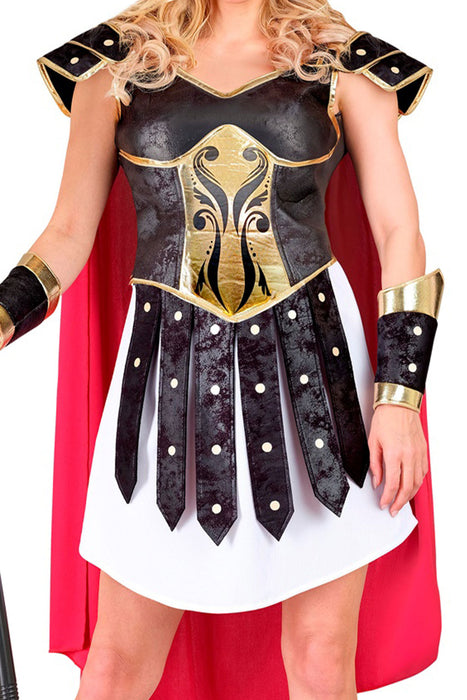 "Römische Centurio" Gladiatorin Kostüm für Damen | 5-tlg.