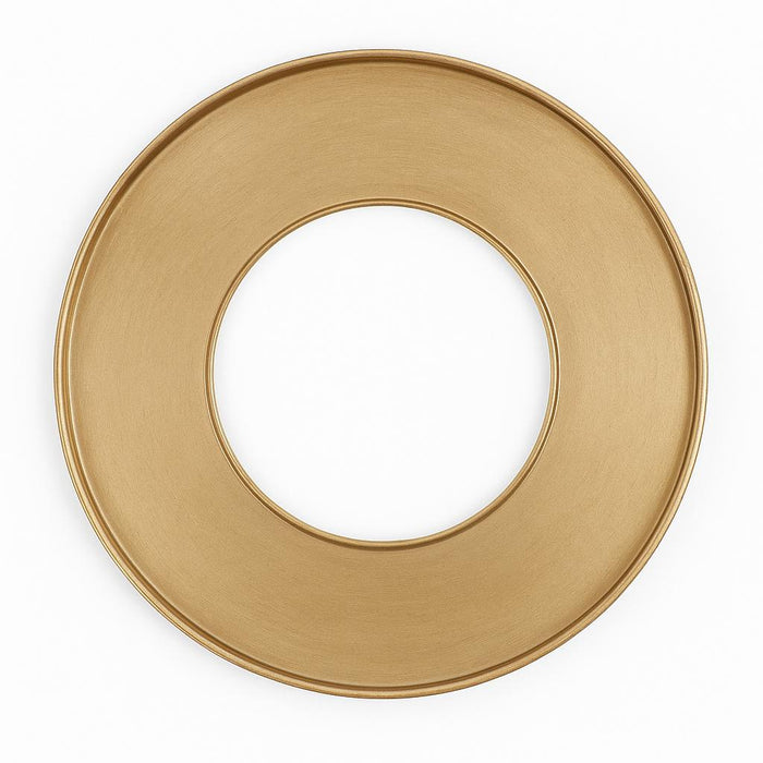 Riffelmacher Deko Tablett Ring Holz gold  44*44*2,6 cm - 13780