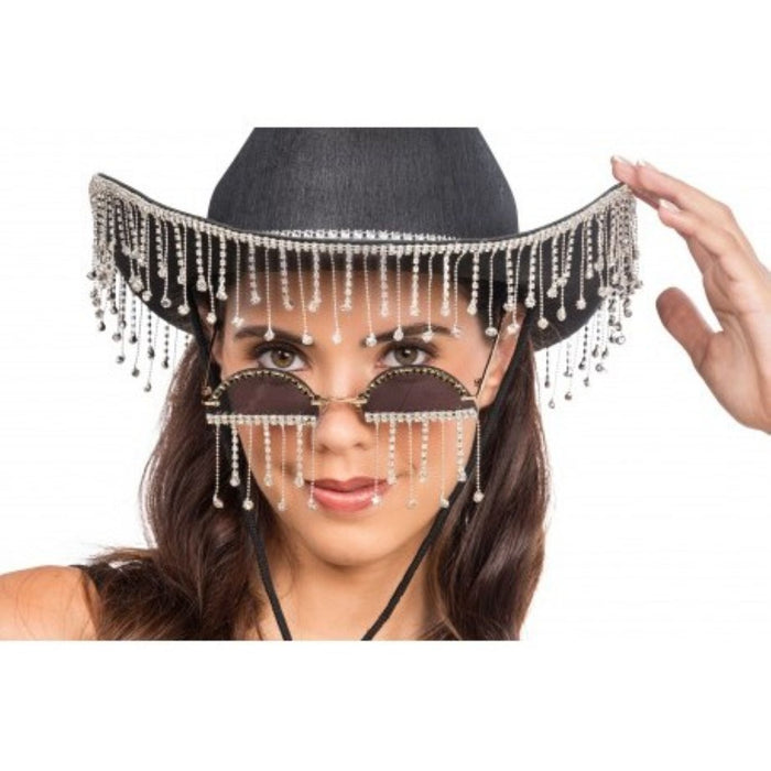 Brille mit Strass  | Festival-Brille