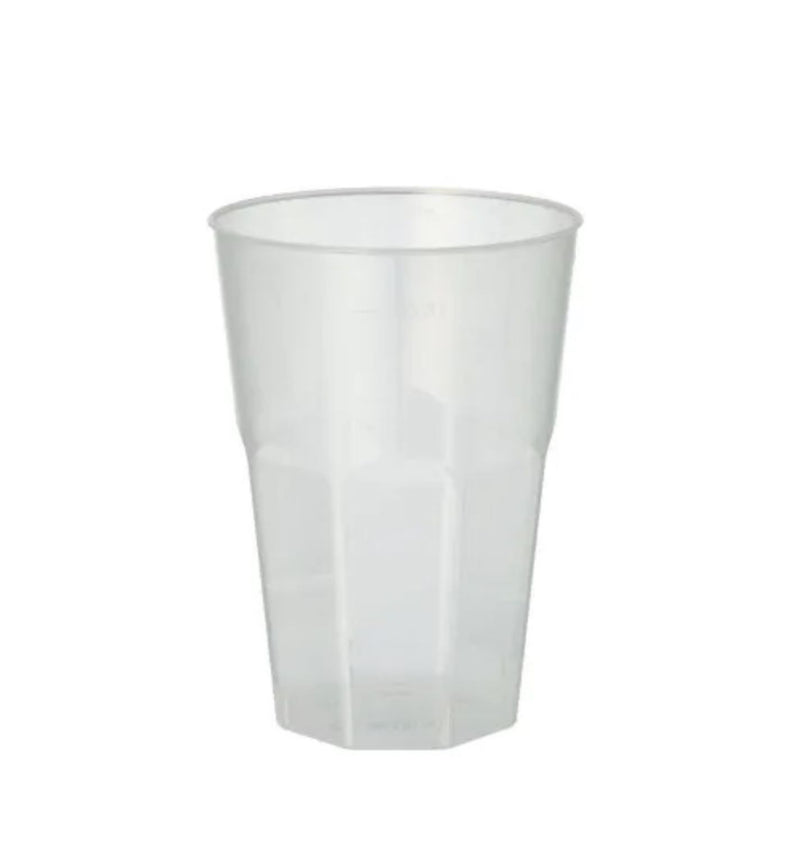 Mehrweg Plastikbecher für Caipirinha | 30Stk./0,3 l