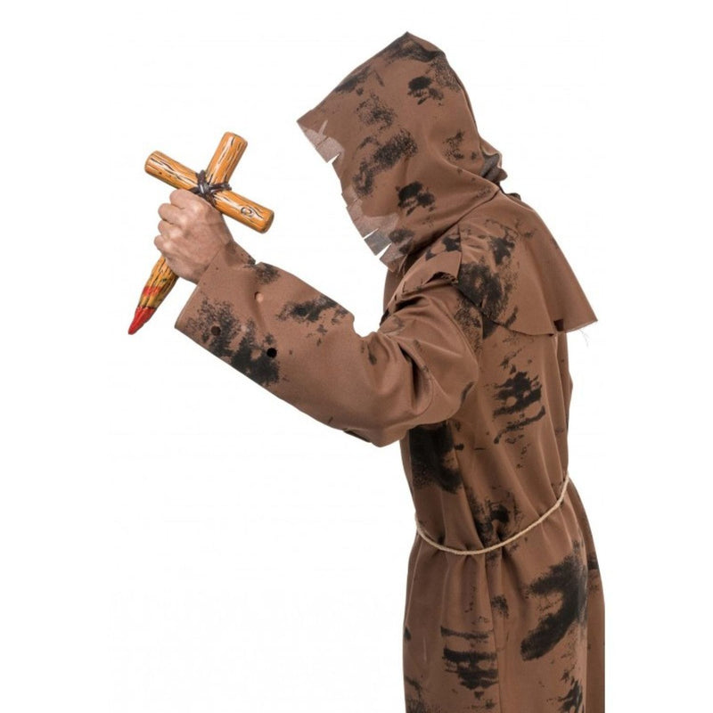 Blutiger Kunststoff Kreuzpflock | 18x5x30 cm