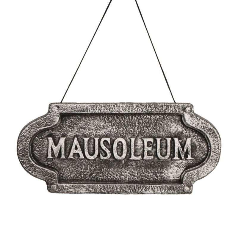 Halloween Hängeschild "Mausoleum" | 44,5x20x3 cm