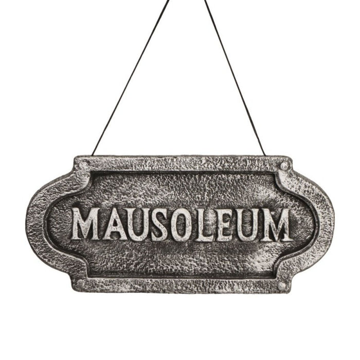 Halloween Hängeschild "Mausoleum" | 44,5x20x3 cm