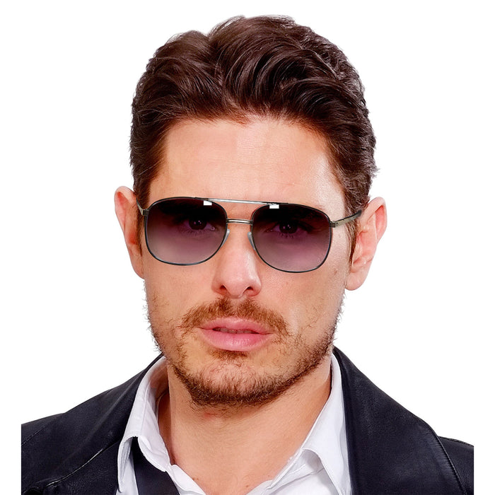 80er Jahre Brille mit Verlaufsgläsern zum Kostüm