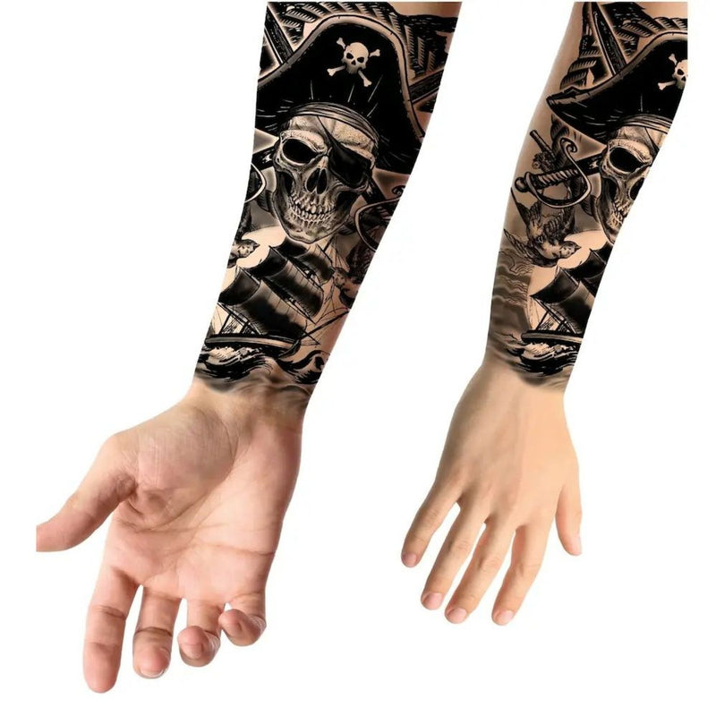 Halloween Tattoo "Pirat" | 14 x 30 cm