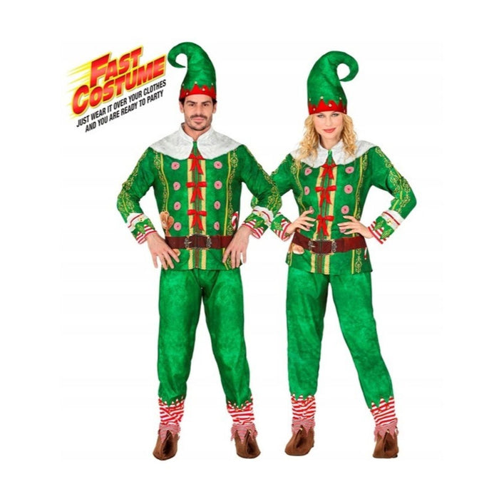 Kostüm "Elf" Santas kleine Helfer | Oberteil, Hose und Mütze