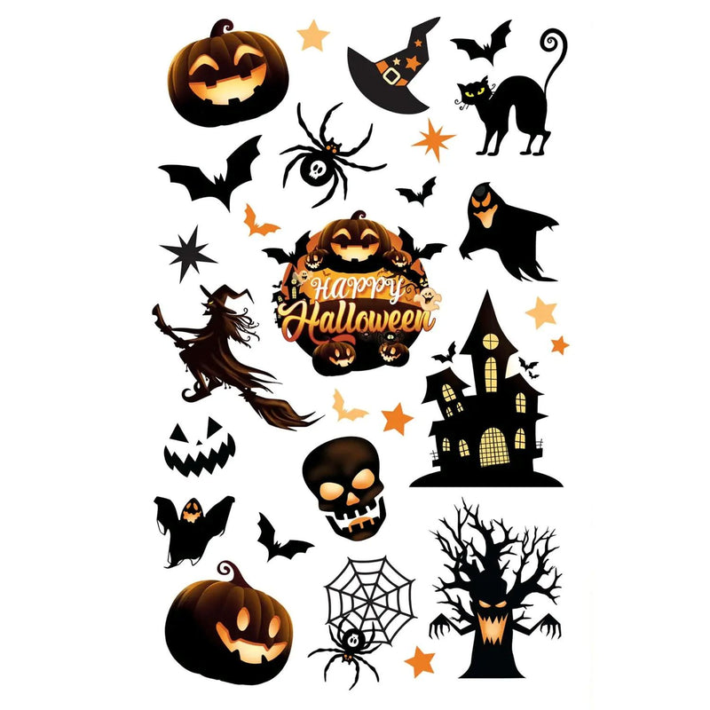 Halloween Tattoos "Happy Monster" | 1 Bogen