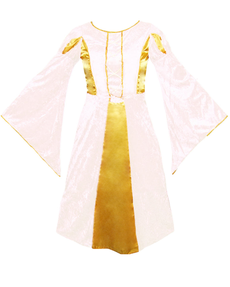 Burgfräulein Kostüm "Prinzessin Helena" für Mädchen | Rosa Gold