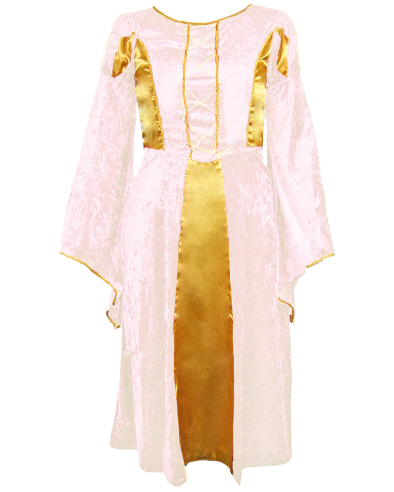 Burgfräulein Kostüm "Prinzessin Helena" für Mädchen | Rosa Gold
