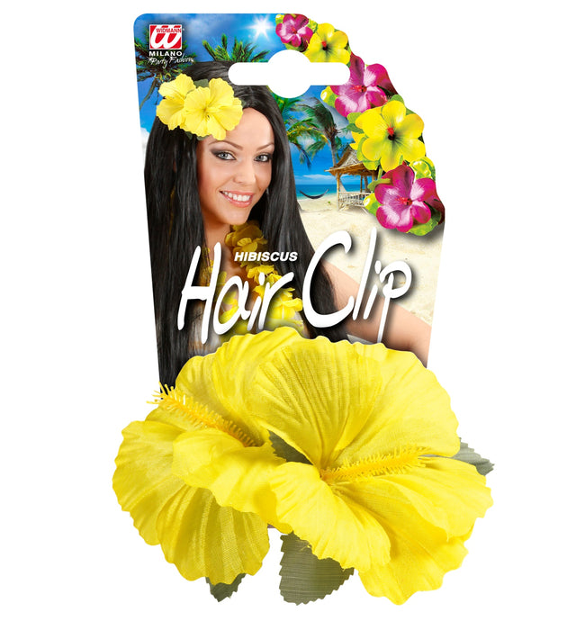 Schmuck Haarspange Blume Gelb