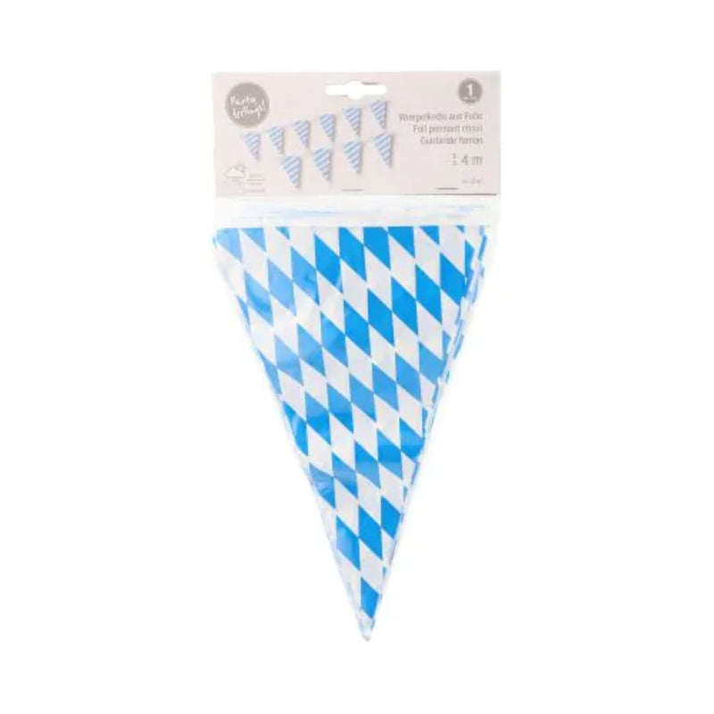 Wimpelkette "Bayrisch Blau"  4 m | wetterfest