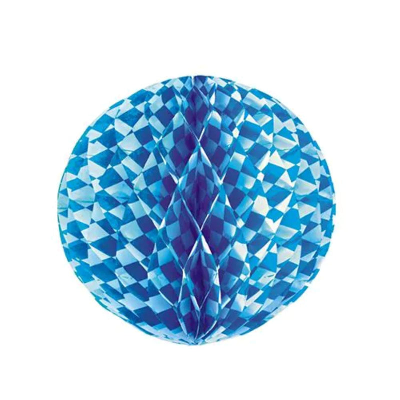 Wabenball "Bayrisch Blau" Ø 30 cm | schwer entflammbar
